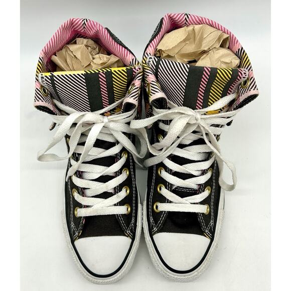 Converse Chuck Taylor All Star Women's 7.5 Layer Up Plaid Hi Top 517442 GUC - Picture 5 of 16
